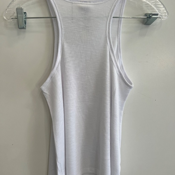 Free People White Ribbed Tank- XS - Picture 4 of 7